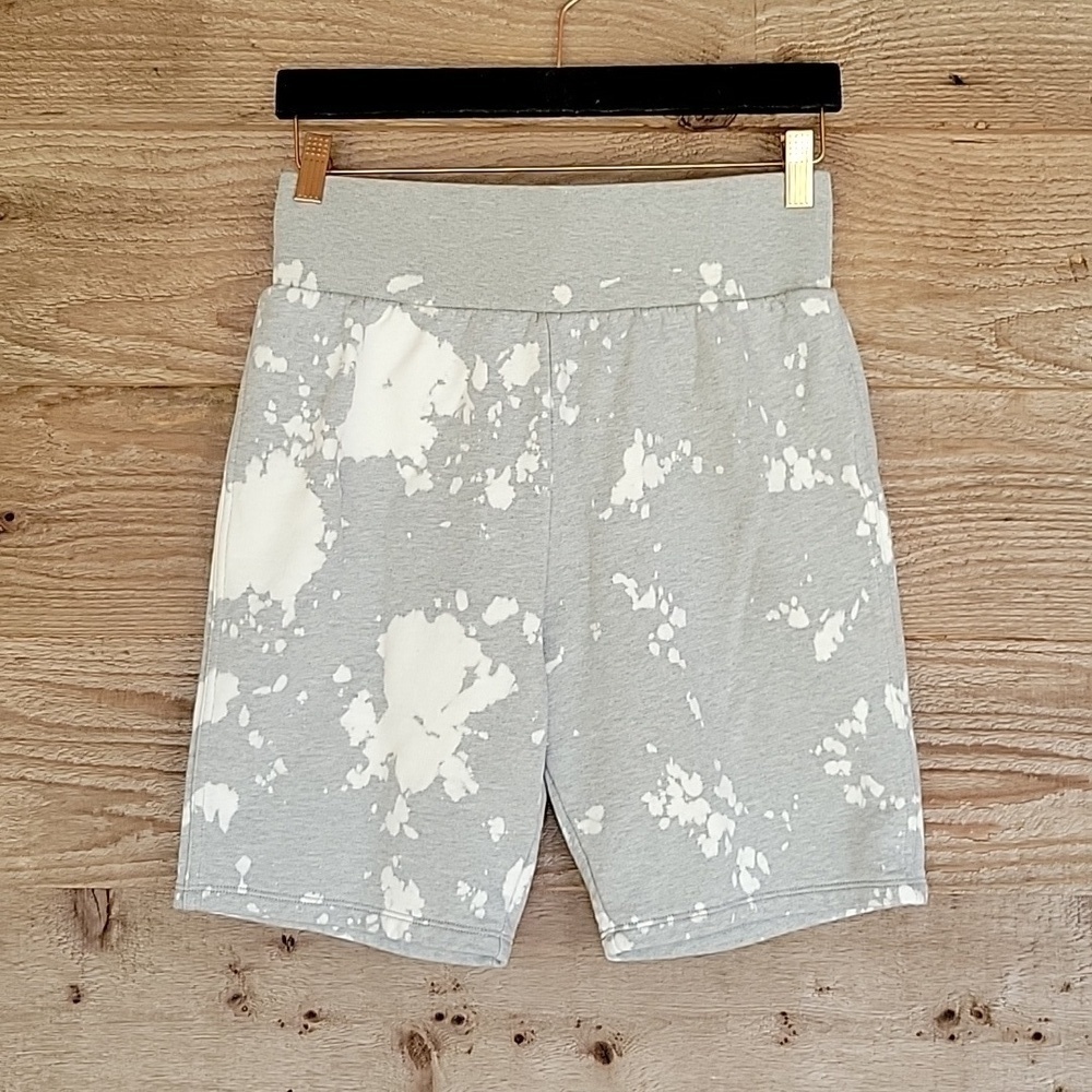 Frame Size Large Gray and White Tie Dye Sweat Pant Bike Shorts